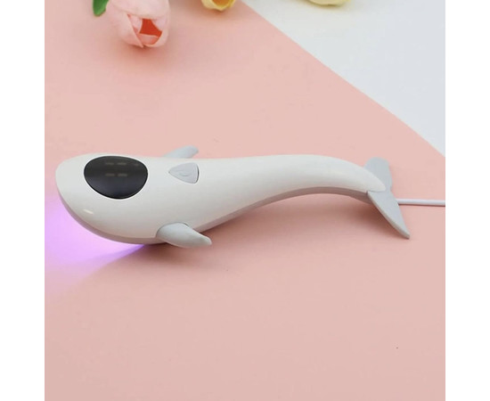 Изображение 9 Портативная лампа Led 19 "Дельфин" на аккумуляторе для сушки ногтей (верхних форм, декора, гелевых типс), 5 Вт. Белый