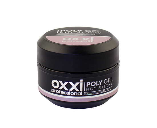 Изображение 2 Гель для ногтей Oxxi Professional Poly Gel Not Sticky №07, 30 мл, Объем (мл, г): 30, Цвет: 07