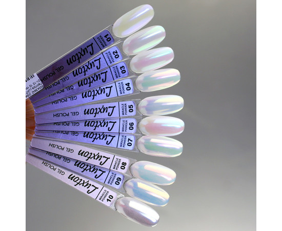 Зображення 2 Преміальна пудра для дизайну нігтів Miracle Powder LUXTON №10, 0.3 г, Об'єм (мл, г): 0.3, Колір: 10