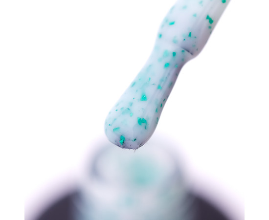 Зображення 2 База з поталлю Nails Molekula Base Bubble Tea Kiwi №BB001 ківі, 12 мл, Об'єм (мл, г): 12, Колір: BB001