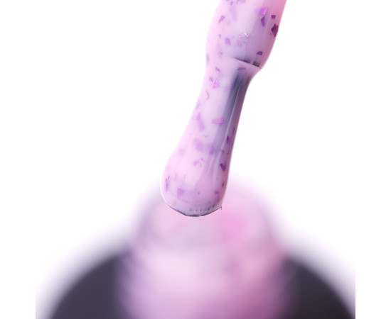 Зображення 2 База з поталлю Nails Molekula Base Bubble Tea Taro №BB005 таро, 12 мл, Об'єм (мл, г): 12, Колір: BB005