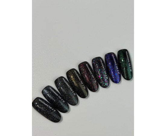 Изображение 3 Toп с голографическим эффектом Siller Shine Holografic Top No Wipe №03, 8 мл