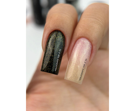 Изображение 2 Toп с голографическим эффектом Siller Shine Holografic Top No Wipe №04, 8 мл