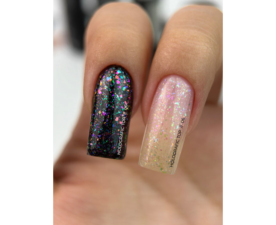 Зображення 2 Toп з голографічним ефектом Siller Shine Holografic Top No Wipe №06, 8 мл