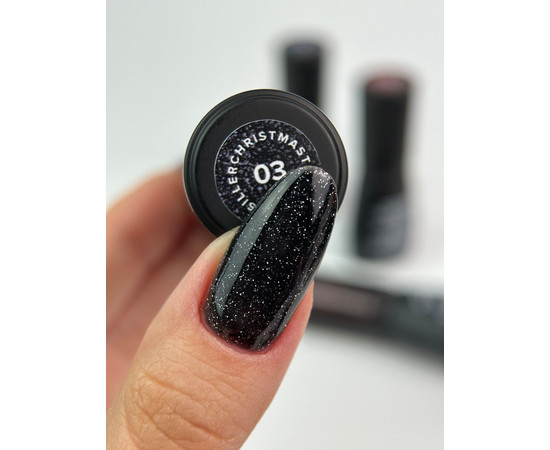 Изображение 2 Гель-лак с шимером Siller Christmas Tree №03, 8 мл