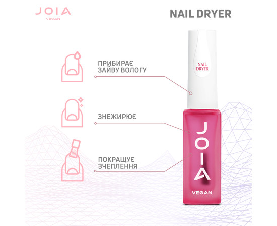 Изображение 2 Дегидратор для ногтей JOIA vegan Nail Dryer, 15 мл, Объем (мл, г): 15