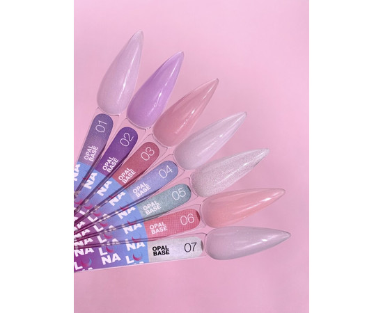Зображення 5 Камуфлююча база для нігтів LUNAMoon Opal Base №07, 13 мл, Колір: 07