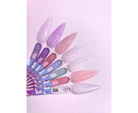 Зображення 6 Камуфлююча база для нігтів LUNAMoon Opal Base №07, 13 мл, Колір: 07