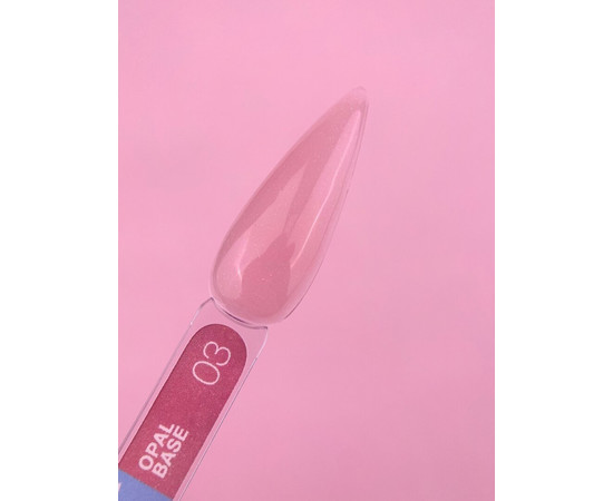 Зображення 2 Камуфлююча база для нігтів LUNAMoon Opal Base №03, 13 мл, Колір: 03