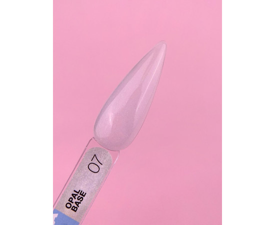 Зображення 2 Камуфлююча база для нігтів LUNAMoon Opal Base №07, 13 мл, Колір: 07