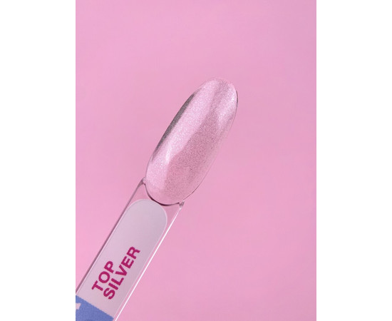 Изображение 2 Топ для гель-лака LUNAMoon Top Silver, 13 мл