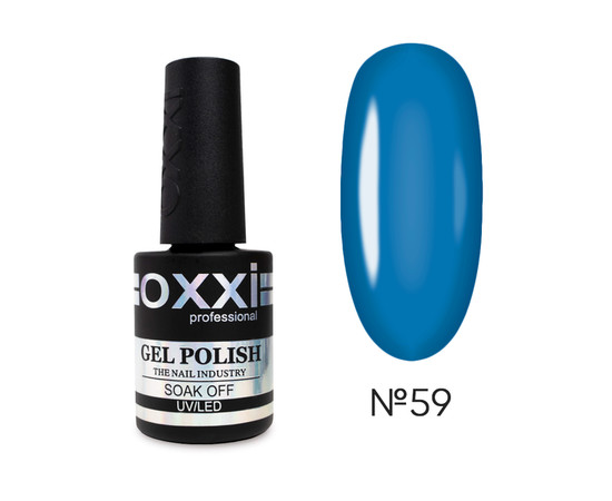 Изображение 2 Витражный гель-лак Oxxi Professional Crystal Glass №59, 10 мл, Объем (мл, г): 10, Цвет: 59