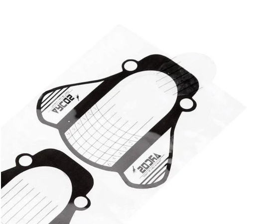 Зображення 2 Форми для нарощування нігтів "Муха" – рулон 300 шт. (6,3*5,8 см.)