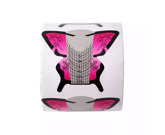 Зображення 2 Форми для нарощування нігтів "Метелик" - рулон 300 шт.