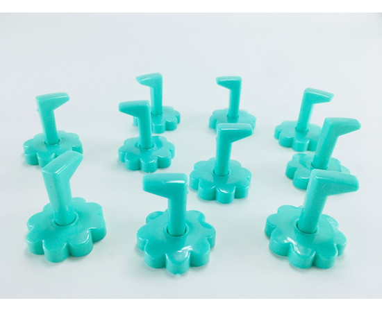 Зображення 2 Підставка-тримач для тіпс "Квітка" Бірюзовий