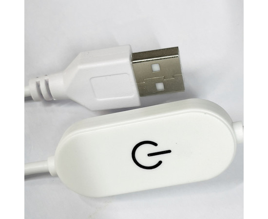 Зображення 3 Гнучка настільна LED лампа FS-119 для освітлення (на струбцині, металева, срібна), 10 Вт.