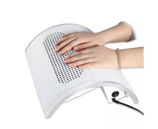 Зображення 3 Настільна витяжка 838-2 для манікюру (на 2 мотори) +1 змінний мішок у комплекті, 60 Вт.