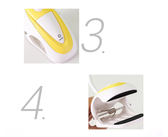 Зображення 3 Акумуляторна гнучка настільна лампа LD-1076 із затискачем для освітлення робочого місця (USB в комплекті) Зелений