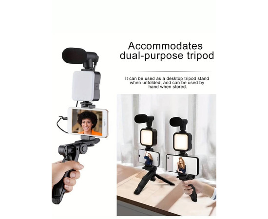 Зображення 6 Міні лампа, накамерне світло LED Р5 (7,5х7,5см) з вбудованим акумулятором (1800mAh) для відео та фотозйомки