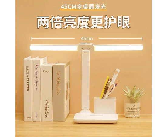 Зображення 5 Акумуляторна LED лампа 1962 (4 Вт) на гнучкій ніжці + підставка для концелярії, пензликів для освітлення робоче