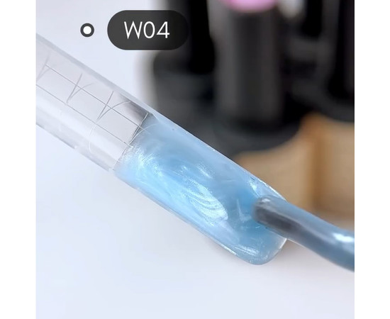 Изображение 3 Гель моделирующий Nails Molekula Euro Fiber Gel W04 Sea Breeze Морской бриз, 12 мл, Объем (мл, г): 12, Цвет: W04