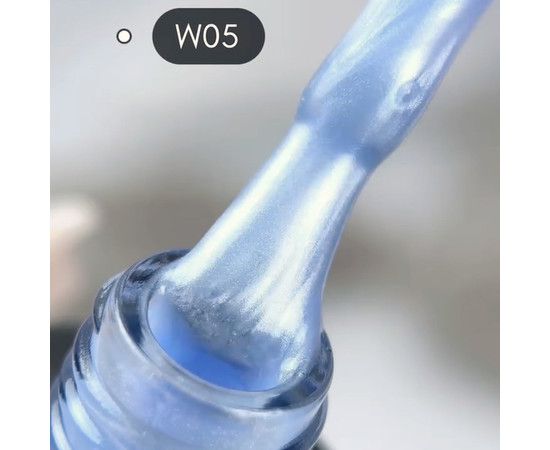 Изображение 4 Гель моделирующий Nails Molekula Euro Fiber Gel W05 Northern Sky Северное небо, 12 мл, Объем (мл, г): 12, Цвет: W05