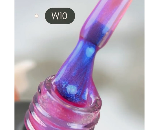 Зображення 4 Гель моделюючий Nails Molekula Euro Fiber Gel W10 Astral Night Астральна ніч, 12 мл, Об'єм (мл, г): 12, Колір: W10