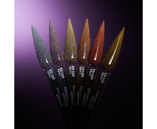 Изображение 2 Гель-лак для ногтей DNKa Color Autumn Kiss №0143, 12 мл, Объем (мл, г): 12, Цвет: 143