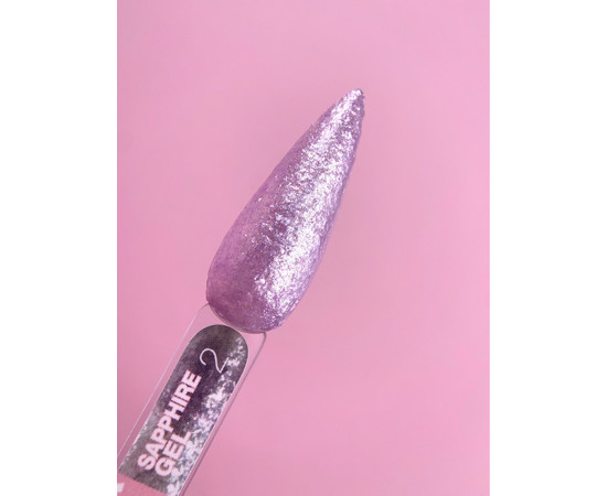 Изображение 2 Гель-паста с блестками для ногтей LUNAMoon Sapphire Gel №2, 5 мл, Объем (мл, г): 5, Цвет: 02