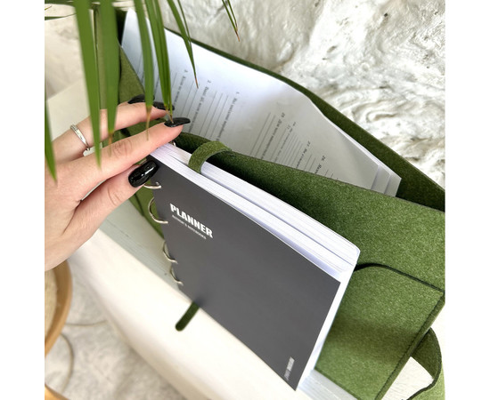 Изображение 11 Блокнот в обложке из эко-фетра Professional Journals в точку