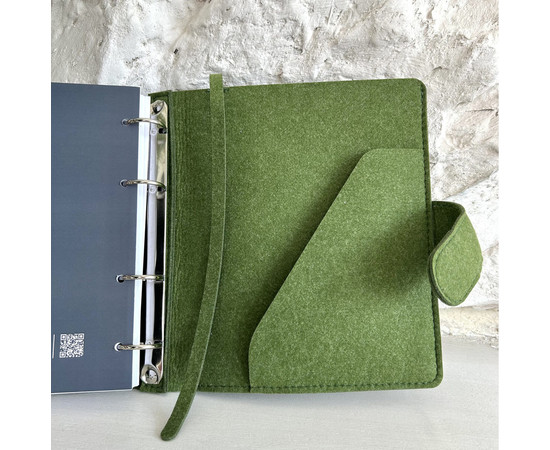 Изображение 8 Блокнот в обложке из эко-фетра Professional Journals в точку