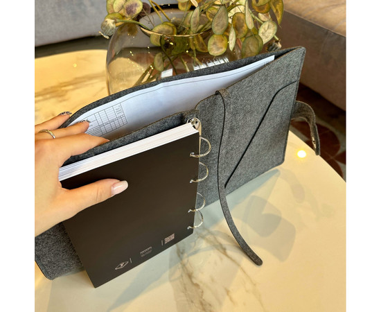 Изображение 2 Блокнот в обложке из эко-фетра Professional Journals в точку