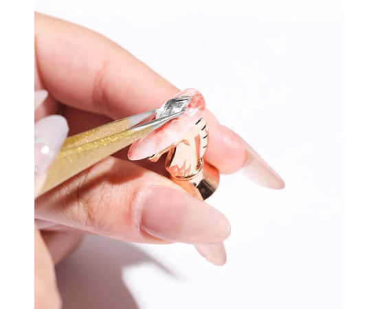 Зображення 3 Підставка магнітна під типсу (утримувач) для демонстрації зразків 5 шт. в упаковці Срібло