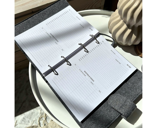 Изображение 10 Профессиональный блокнот в обложке из эко-фетра Professional Journals для врача