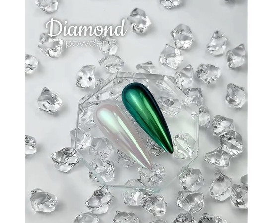 Зображення 2 Дзеркальна пудра для втирання Oxxi Professional Diamond Powder №03, 1 г, Об'єм (мл, г): 1, Колір: 03