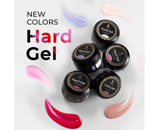 Зображення 3 Моделюючий гель для нігтів F.O.X Hard Gel Lilac, 15 мл, Об'єм (мл, г): 15, Колір: Lilac