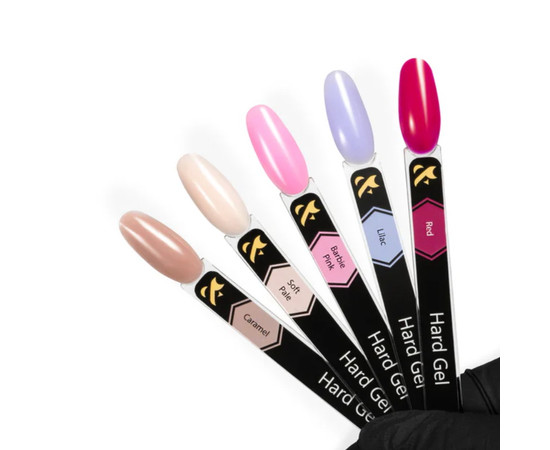 Изображение 2 Моделирующий гель для ногтей F.O.X Hard Gel Soft Pale, 15 мл, Объем (мл, г): 15, Цвет: Soft Pale