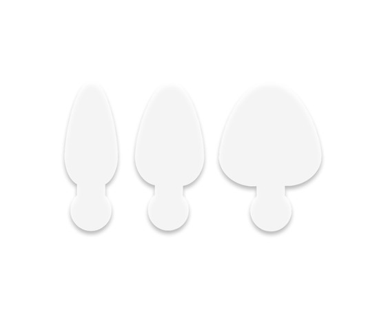 Изображение 2 Силиконовые молды-трафареты для френча JOIA vegan French Silicone Molds, 12 шт