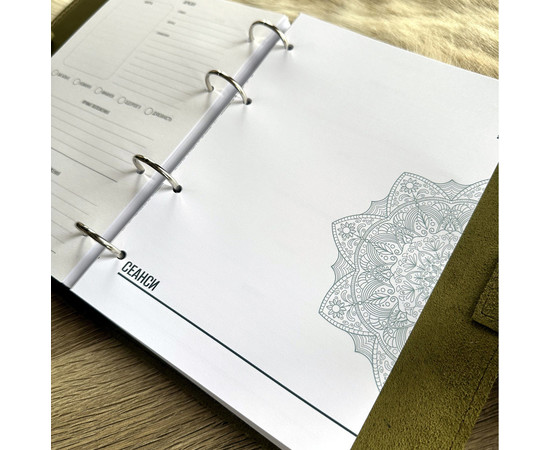 Зображення 2 Професійний блокнот у шкіряній обкладинці Professional Journals для таролога