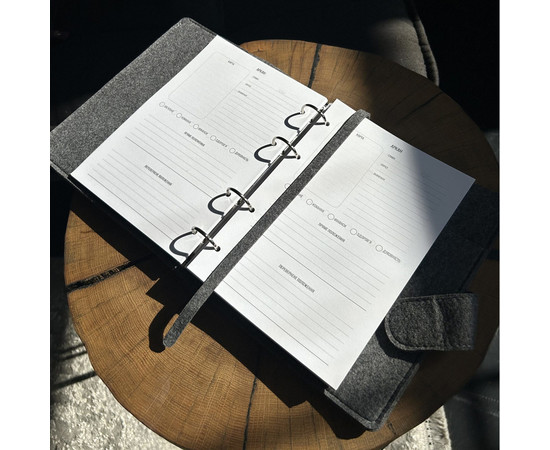 Изображение 2 Профессиональный блокнот в обложке из эко-фетра Professional Journals для таргетолога