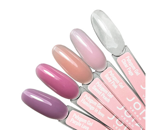 Изображение 4 Гель-жвачка для моделирования и объемных дизайнов JOIA vegan Polygum Gel №05 Flamingo In Love, 15 мл, Объем (мл, г): 15, Цвет: 5