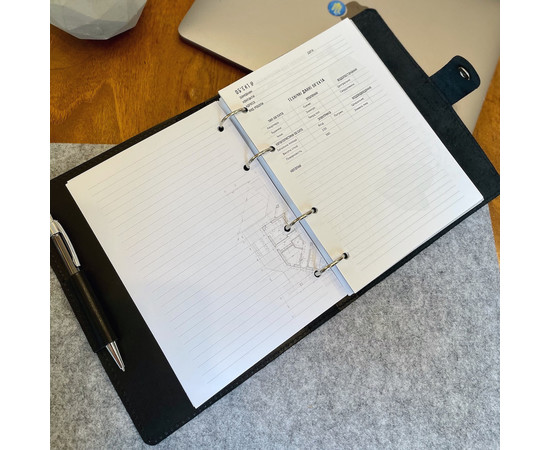 Изображение 4 Профессиональный блокнот в кожаной обложке Professional Journals для сантехника