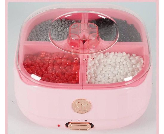 Зображення 2 Баночний воскоплав SM-5001A для депіляції на 600 мл. (з перемикачем потужності зі 100 на 200 Вт.) Рожевий