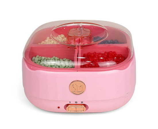 Зображення 8 Баночний воскоплав SM-5001A для депіляції на 600 мл. (з перемикачем потужності зі 100 на 200 Вт.) Рожевий