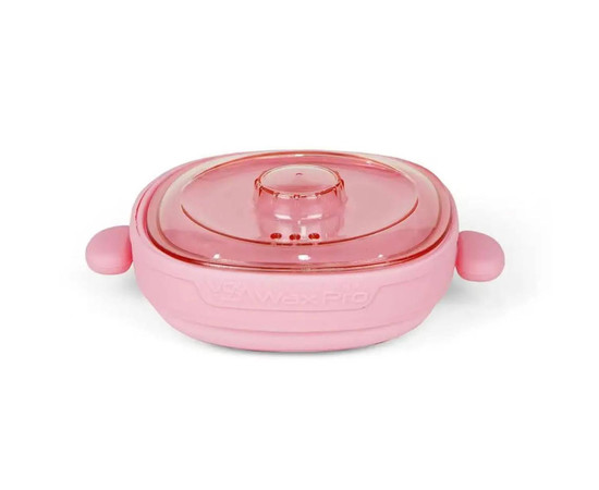 Зображення 4 Силіконовий баночний воскоплав YАM-1002A на 100 Вт (400 мл.) – для розігріву воску, складний Рожевий