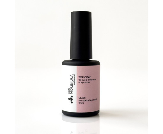Зображення 2 Топ вітражний без липкого шару Nails Molekula Glass Top no sticky GС201 синій, 12 мл, Об'єм (мл, г): 12, Колір: 201