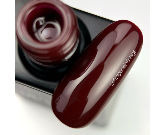 Зображення 3 Гель-лак Nails of the Day Let's Special Vintage класичний бордовий, 10 мл, Об'єм (мл, г): 10, Колір: Vintage