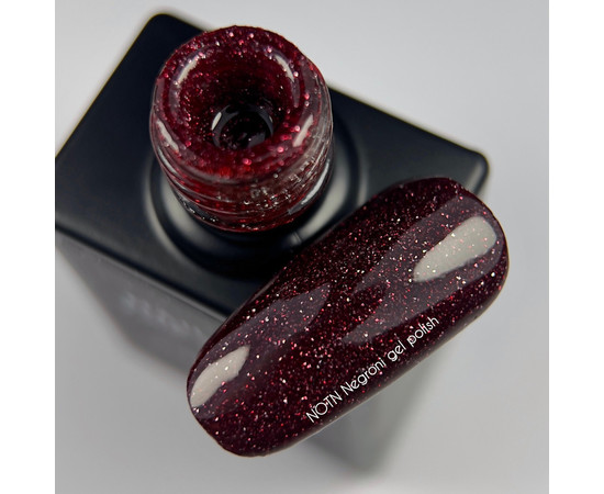 Зображення 2 Гель-лак Nails Of The Night Cocktails Negroni темно-бордовий, 10 мл, Об'єм (мл, г): 10, Колір: Negroni