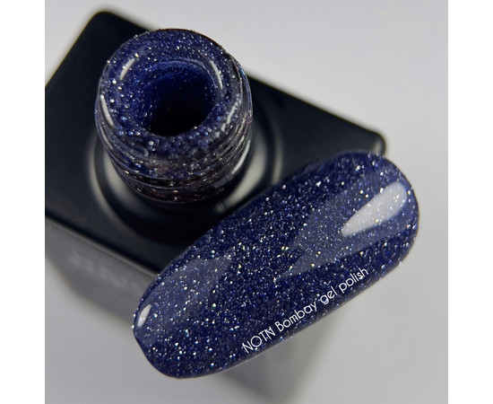 Зображення 2 Гель-лак Nails Of The Night Cocktails Bombay глибокий синій, 10 мл, Об'єм (мл, г): 10, Колір: Bombay