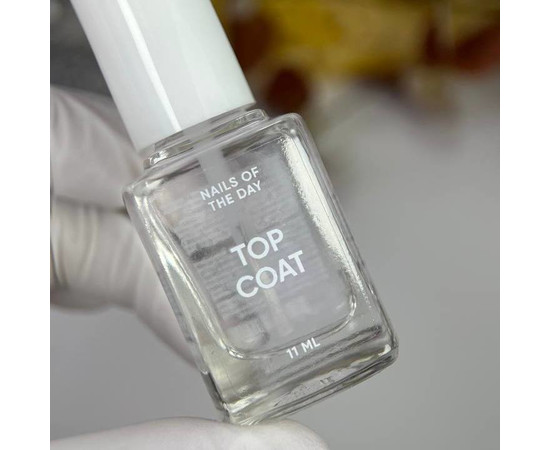 Зображення 3 Топове покриття для лаку Nails of the Day Top Coat, 11 мл